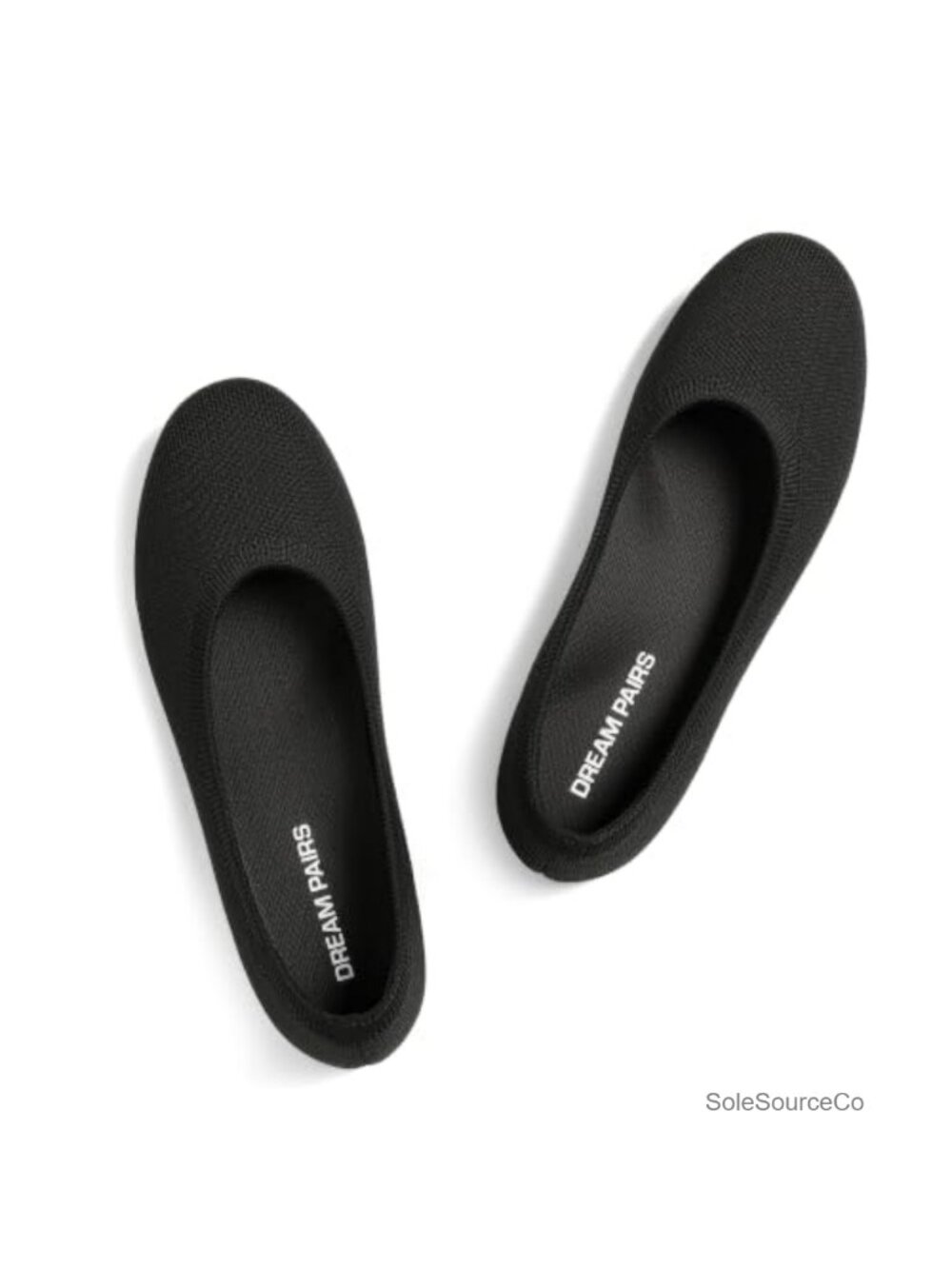 Women's Knit Ballet Flats Comfort Foldable Washable Slip-On Shoes